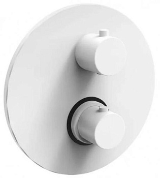 Смеситель для душа Paffoni Light LIQ018BO встраиваемый в стену белый с термостатом