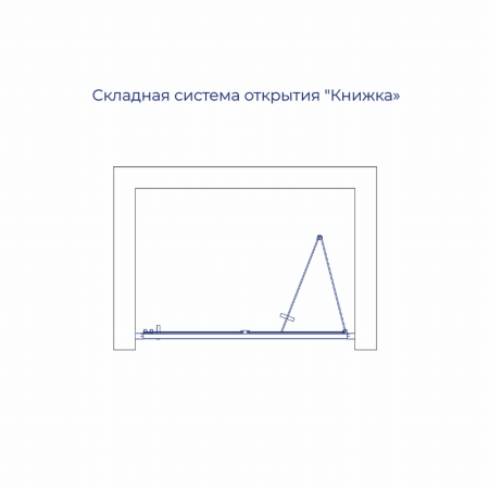 Душевой уголок RGW Passage (Пассаж) 060814280-14 100х80 стекло прозрачное профиль хром без поддона