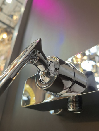 Смеситель для душа AltroBagno Aperto AltroBagnoAperto030601Cr настенный хром