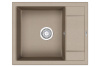 Кухонная мойка Granula 6002, ПЕСОК 60х50 цвет бежевый поверхность матовая