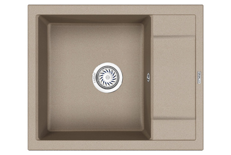 Кухонная мойка Granula 6002, ПЕСОК 60х50 цвет бежевый поверхность матовая