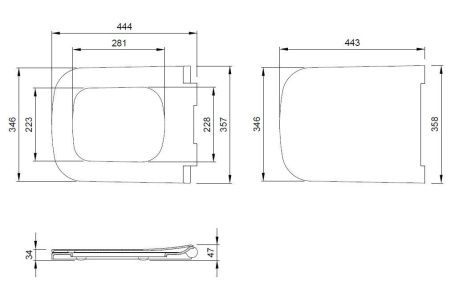 Крышка сиденье Allen Brau Infinity 4.21014.AN