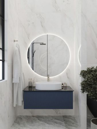 Тумба со столешницей La Fenice TERRA NFNC-01-TER-BG-100-3-GB 100х50 подвесная цвет синий