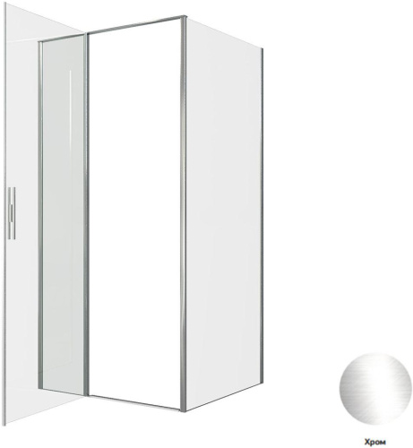 Душевой уголок Allen Brau Priority 3.31028.00 + 3.31043.00 100х90 стекло прозрачное профиль хром глянцевый без поддона - фото 4 Душевой уголок Allen Brau Priority 3.31028.00 + 3.31043.00 100х90 стекло прозрачное профиль хром глянцевый без поддона - фото 4