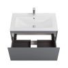 Тумба под раковину Art&Max Latina AM-Latina-800-1C-SO-GM 80х50 подвесная цвет серый