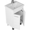 Тумба под раковину СанТа Омега 207001 50х40 подвесная цвет белый