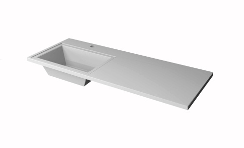 Тумба под раковину Corozo Алиот SD-00000597 57х47х85 цвет белый - фото 5