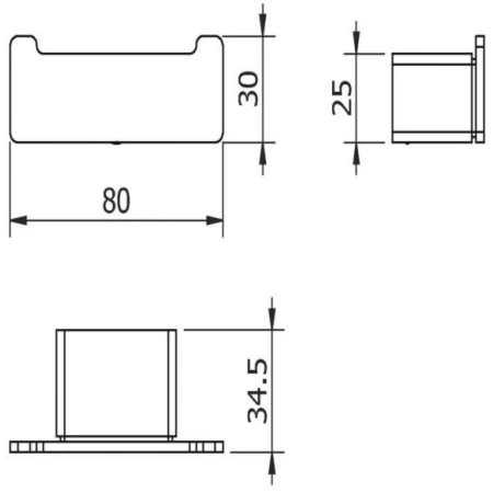 Крючок двойной Langberger VICO 11332A