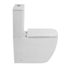 Унитаз напольный с бачком BelBagno LUCE BB2197CP-TOR/SC/BB2197T белый с сиденьем микролифт безободковый смыв торнадо