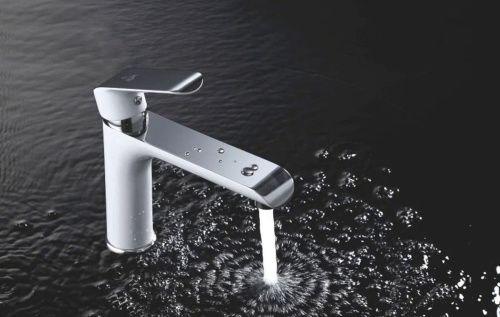 Смеситель Rose R2101F-1 на раковину белый/хром - фото 4