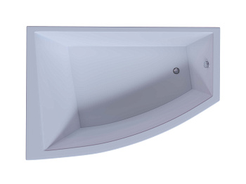 Ванна акриловая Aquatek Оракул ORK180-0000004 180х125 пристенная асимметричная с каркасом без ручек Ванна акриловая Aquatek Оракул ORK180-0000004 180х125 пристенная асимметричная с каркасом без ручек