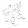 Трековый светильник CCT IMEX Smart Line (Смарт Лине) IL.0050.5009-12-CCT-BK