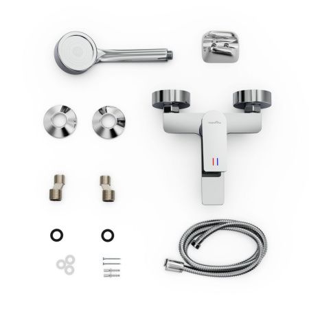 Смеситель для ванны Tokito MITSUISHI TOK-MIT-1014 настенный хром