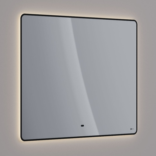 Зеркало с подсветкой LeMark Mioblack LM100ZM-black 100х80 подвесное - фото 2