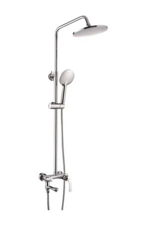 Душевая стойка Shevanik S9436 настенная цвет хром - фото 2