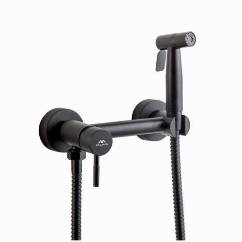 Гигиенический душ со смесителем Fashun A57503-7 черный - фото 2