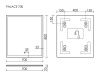 Зеркало с подсветкой Sancos Palace PA700 70х80 подвесное