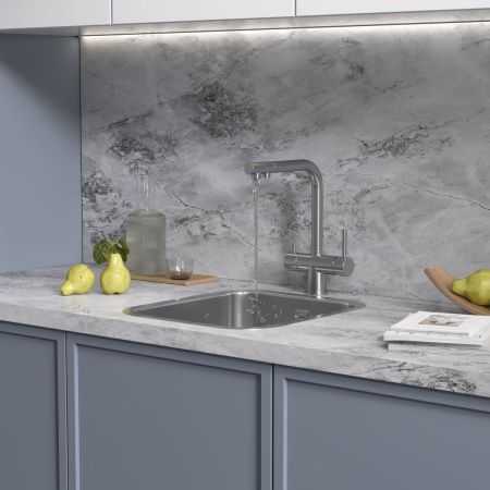 Смеситель для кухни Reflexion Lago RX9903SS на мойку нержавеющая сталь