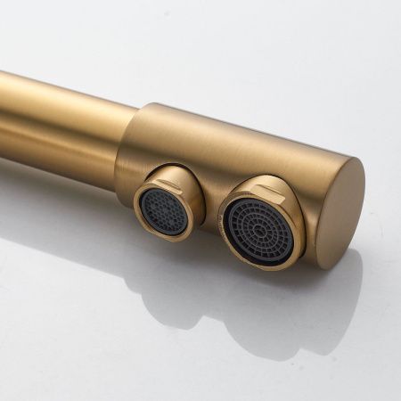 Смеситель для кухни Shevanik S328G на мойку золото