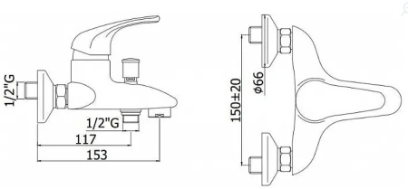 Комплект смесителей Paffoni Nettuno Due 255119 хром