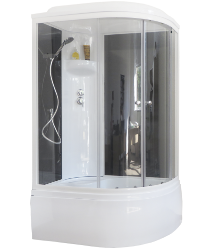 Душевая кабина Royal Bath ВК RB8120BK6-BT-L 120х80 асимметричная