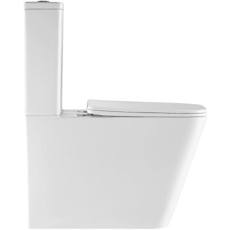 Унитаз напольный с бачком WeltWasser WW SK GELBACH 011 ST GL-WT (10000012125) белый с сиденьем микролифт безободковый душевой смыв
