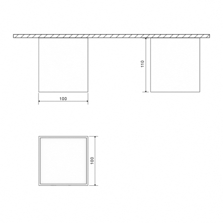 Светильник накладной Designled GW (ГВ) 00-00004898