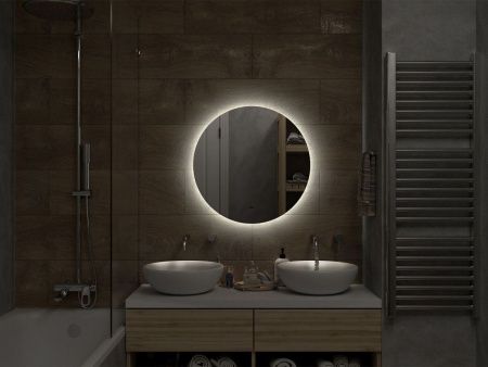 Зеркало с подсветкой Misty Зеркала (сенсорные) АЛА-02-645-14 70х70 подвесное