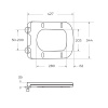 Унитаз подвесной BelBagno ARDENTE-R BB520CHR/BB2322SC белый с сиденьем микролифт безободковый каскадный смыв