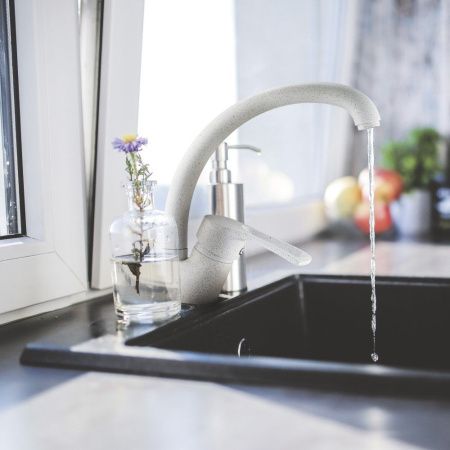 Смеситель для кухни G.Lauf 8G4 8G4-A181KW на мойку белый