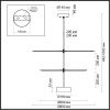 Светильник подвесной Odeon Light Felt (Фелт) 7035/20CA