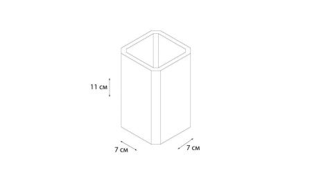 Стакан для зубных щеток Fixsen Tomy FX-231-3