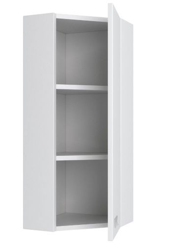 Зеркало-шкаф RUNO КРЕДО 1108 30х75 подвесной цвет белый - фото 2