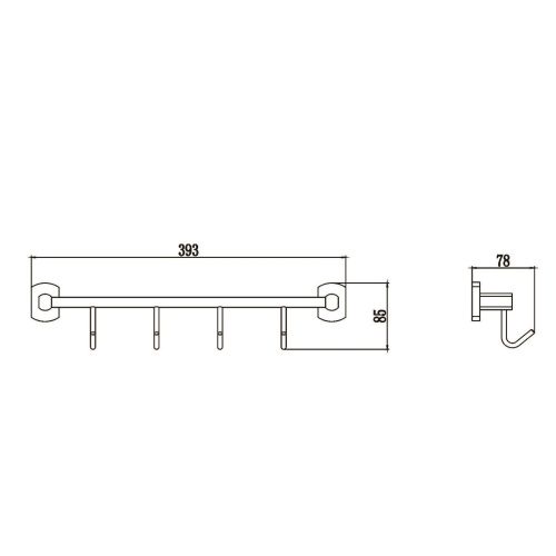 Крючок Savol S-009974 - фото 3