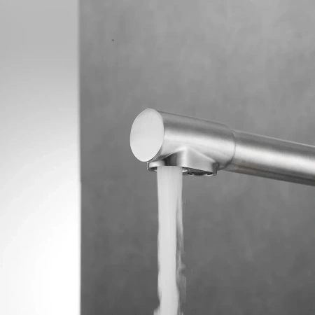 Смеситель для кухни Shevanik S868B на мойку сатин