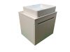 Тумба с раковиной Sintesi STL.W7019_SIN-LVB-APP-407 60х60 подвесная цвет белый