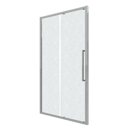 Душевая дверь Grossman Cosmo 100.K33.02.110.10.02 110х195 стекло текстурное профиль хром глянцевый