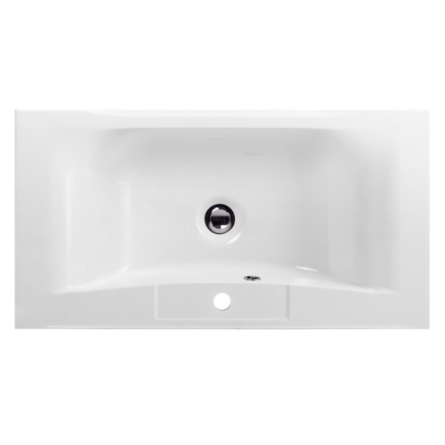 Раковина из искусственного камня BelBagno BB750/450-LV-MR-PR 75х45 накладная цвет белый - фото 3