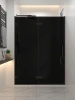 Душевая дверь Veconi Premium Alassio AL-150-11-BB-C4 150х200 стекло тонированное профиль черный