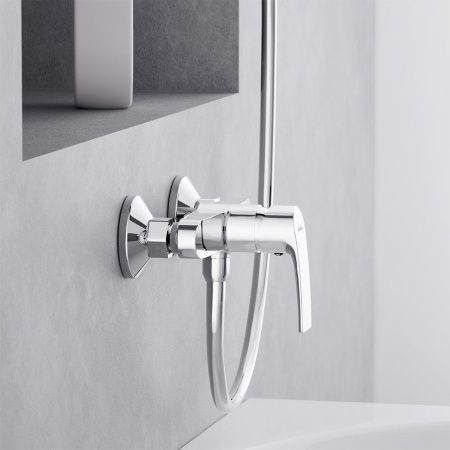 Смеситель для душа Damixa Eclipse 2.0 482000000 настенный хром
