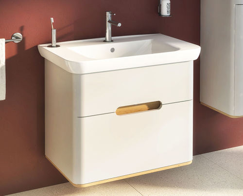 Тумба с раковиной Vitra Sento 60824 78x49x67 - фото 2