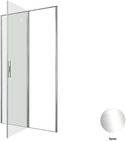 Душевая дверь Allen Brau Priority 3.31007.00 120х200 стекло прозрачное профиль хром