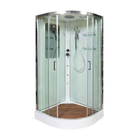 Душевая кабина AvaCan A09GM 90х90 четверть круга с крышей ориентация универсальная