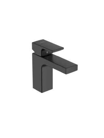 Смеситель Hansgrohe Vernis Shape 71561670 на раковину/столешницу черный матовый без термостата
