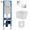 Комплект унитаз с инталляцией и клавишей смыва Iberica Blanca TOLEDO ALTO IB.001M.TLA.234.8131