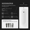 Ванна чугунная Vinsent Veron Soissons VCN1707042 170х70 пристенная прямоугольная с ножками