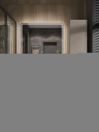 Тумба с раковиной Orange Line Li-100TuLMDF+B07-500W 100х50