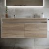 Тумба под раковину Sancos Smart SM120-2E 120х50 подвесная цвет коричневый