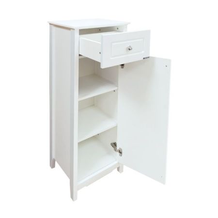 Шкаф-пенал Comforty Тбилиси 00003132633CF 40х120 напольный цвет белый
