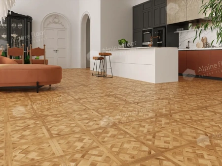 SPC ламинат Alpine Floor Parquet Sirocco ECO 25-2 PARQUET SIROCCO Лувр толщина 0.6 см 43 класс 595х595